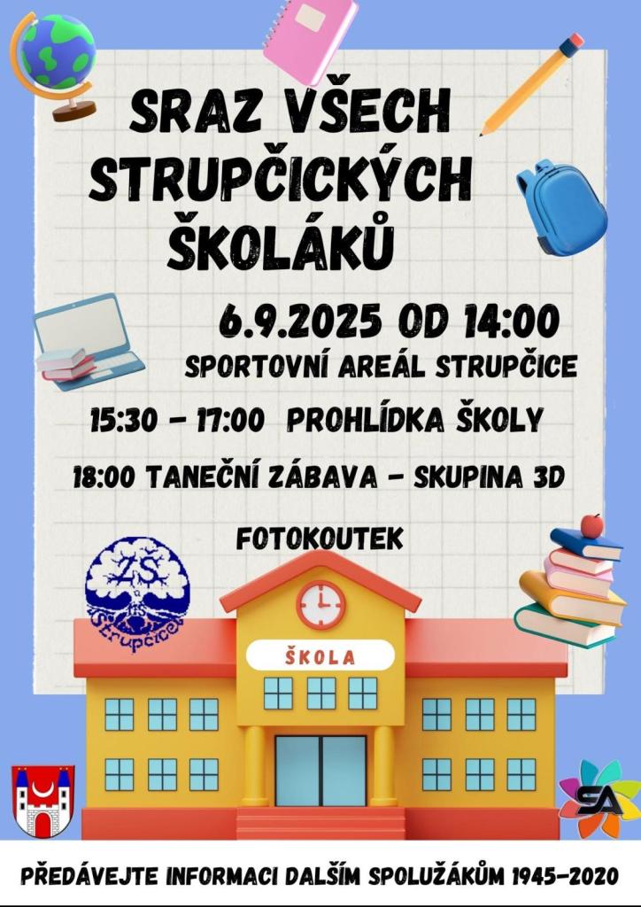 Sraz všech strupčických školáků